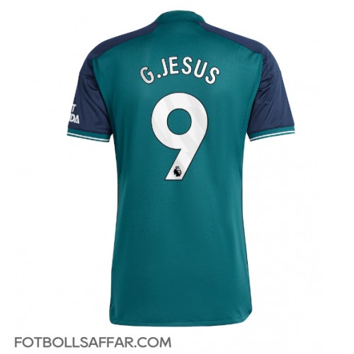 Arsenal Gabriel Jesus #9 Tredjeställ 2023-24 Kortärmad